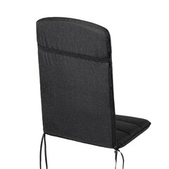 Подушка для кресла Hobbygarden Antonia, черная цена и информация | Подушки, наволочки, чехлы | kaup24.ee