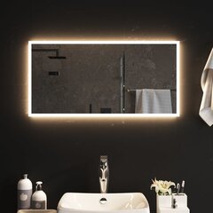 LED vannitoapeegel vidaXL, 80 x 40 cm цена и информация | Зеркала | kaup24.ee