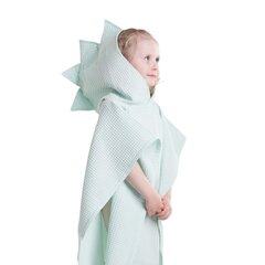 Vahvelkangast rätik lastele Eko Mammas, Dinosaurus, mündiroheline, 50 cm hind ja info | Vannitooted | kaup24.ee