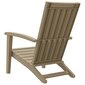vidaXL aia Adirondack tool, helepruun, polüpropüleen hind ja info | Aiatoolid | kaup24.ee