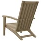 vidaXL aia Adirondack toolid 2 tk, helepruun, polüpropüleen hind ja info | Aiatoolid | kaup24.ee