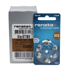 Patareid Renata ZA312, 60 tk hind ja info | Patareid | kaup24.ee