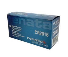Patareid Renata CR2016, 10tk цена и информация | Батарейки | kaup24.ee