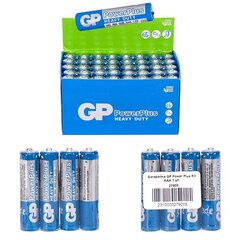 Patareid GP PowerPlus Heavy Duty AAA, 40tk hind ja info | GP Batteries Sanitaartehnika, remont, küte | kaup24.ee