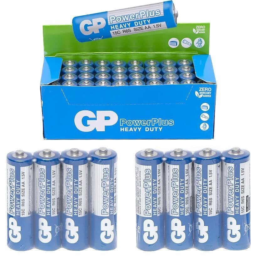 Patareid GP Power Plus AA, 40tk hind ja info | Patareid | kaup24.ee