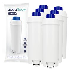 Aquafloow Longi kohvimasina filter, 6 tk hind ja info | Kohvimasinate lisatarvikud | kaup24.ee
