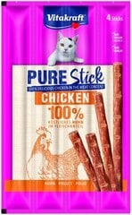 Vitakraft Pure Stick для кошек, с курицей, 4х 5 г цена и информация | Сухой корм для кошек | kaup24.ee