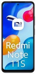 Xiaomi Redmi Note 11S 6/128GB 5G Midnight Black цена и информация | Мобильные телефоны | kaup24.ee