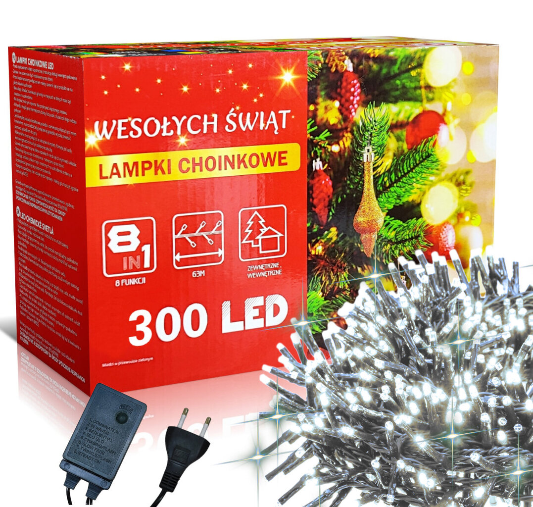 Jõulupuu tuled, 300 LED-i, 22 m hind ja info | Jõulutuled | kaup24.ee