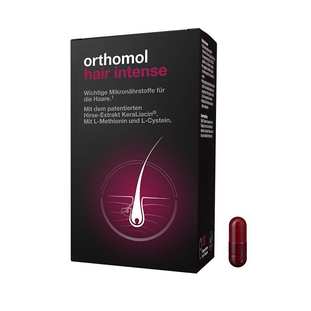 Orthomol Hair intense N60 Sisaldab juuste tervise ja ilu jaoks hädavajalikke toitaineid цена и информация | Vitamiinid, toidulisandid, ilu preparaadid | kaup24.ee