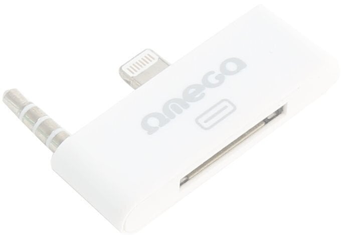 Omega adapter 30-pin -> Lightning (42035) цена и информация | USB jagajad, adapterid | kaup24.ee