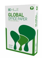 Printeri paber Global A4, 500tk, 80gm3 hind ja info | Vihikud, märkmikud ja paberikaubad | kaup24.ee