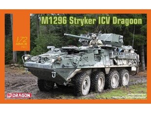Dragon - M1296 Stryker ICV Dragoon, 1/72, 7686 цена и информация | Конструкторы и кубики | kaup24.ee