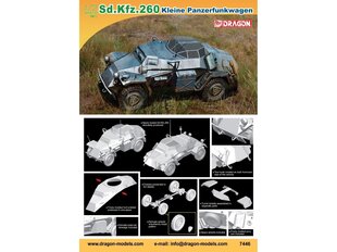 Dragon - Kleine Panzerfunkwagen Sd.Kfz. 260, 1/72, 7446 hind ja info | Klotsid ja konstruktorid | kaup24.ee