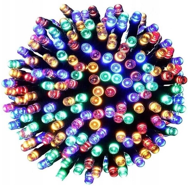 Jõulupuude värvilised jõulutuled 200 LED-i ja 8 funktsiooniga hind ja info | Jõulutuled | kaup24.ee