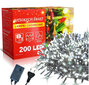 Jõulupuu valguskett, 200 LED-i, külm цена и информация | Jõulutuled | kaup24.ee