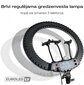 LED-rõngaslamp, Ø 36 cm, 160 cm цена и информация | Fotovalgustuse seadmed | kaup24.ee