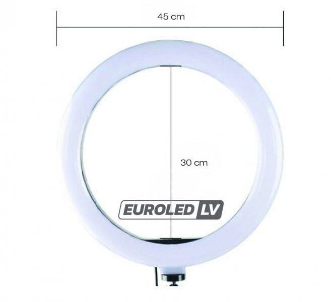 LED-rõngaslamp, Ø 36 cm, 160 cm цена и информация | Fotovalgustuse seadmed | kaup24.ee