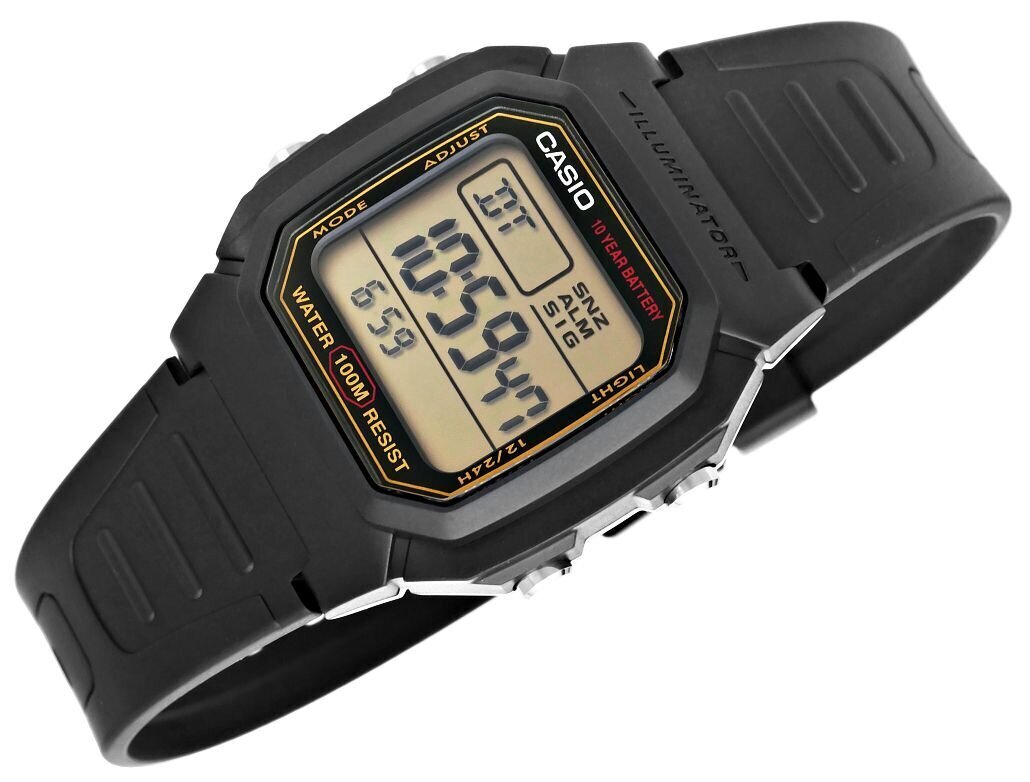 Kell meestele Casio W-800HG-9AVDF hind ja info | Meeste käekellad | kaup24.ee