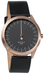 Мужчина Кварц 24-часовые часы с одной стрелкой MAST Milano A24-RG404M.BK.01I - цена и информация | Мужские часы | kaup24.ee