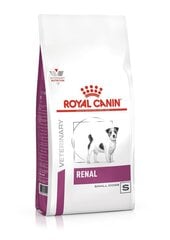 Kuivtoit väikestest tõugudest neerupuudulikkusega koertele Royal CaninVet Renal Small Dogs, 1,5 kg hind ja info | Kuivtoit koertele | kaup24.ee