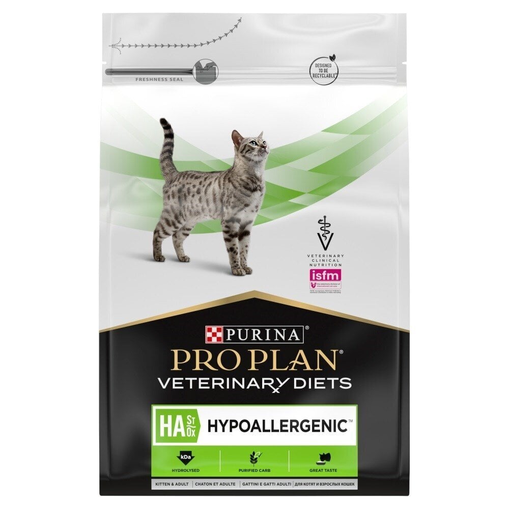 Kuivtoit kassidele Purina Pro Plan Veterinary Diets Feline HA St/Ox Hypoallergenic, 3,5 kg цена и информация | Kuivtoit kassidele | kaup24.ee