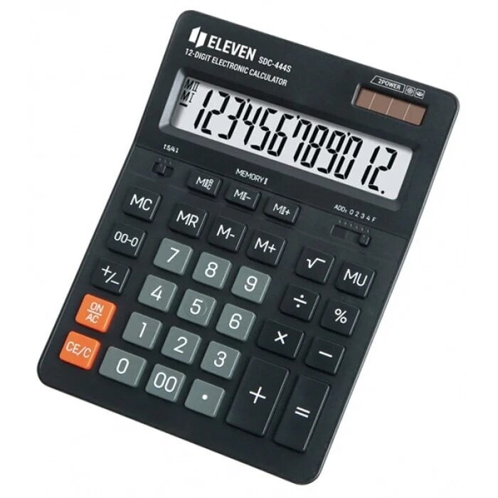 Kalkulaator Eleven SDC-444S, 12 numbrit цена и информация | Kirjatarbed | kaup24.ee