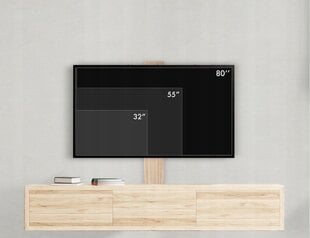 Кронштейн для ТВ, 32"-80", 55 кг цена и информация | Кронштейны и крепления для телевизоров | kaup24.ee
