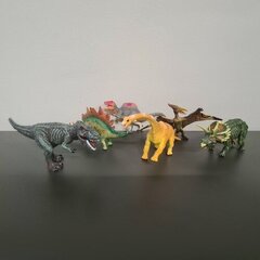 Фигурки динозавров 6 шт. цена и информация | Игрушки для мальчиков | kaup24.ee