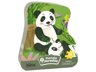 Пазл 48 деталей, панда в бамбуковом лесу цена и информация | Пазлы | kaup24.ee