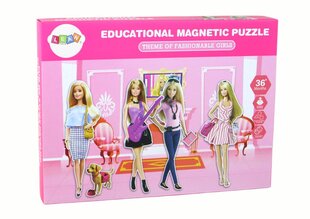 Magnetiline puzzle Barbie hind ja info | Pusled | kaup24.ee