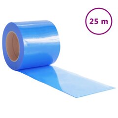 vidaXL uksekardin, sinine, 200 mm x 1,6 mm 25 m, PVC hind ja info | Ukse hinged, tarvikud | kaup24.ee