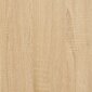 vidaXL konsoollaud, Sonoma tamm, 75x35,5x75 cm, tehispuit hind ja info | Konsoollauad | kaup24.ee