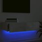 vidaXL telerialus LED-tuledega, betoonhall, 60 x 35 x 15,5 cm hind ja info | TV alused | kaup24.ee