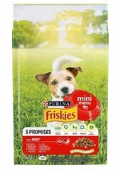 Kuivtoit koertele Purina Friskies Mini veiseliha ja köögiviljadega, 1,5 kg hind ja info | Kuivtoit koertele | kaup24.ee