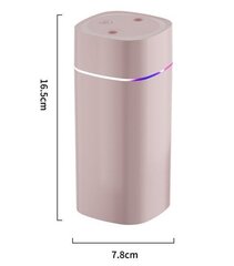 Ультразвуковой увлажнитель воздуха диффузор, розовый цена и информация | Увлажнители воздуха | kaup24.ee