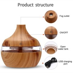 Увлажнитель воздуха Cool Mist Humidifier, розовый цена и информация | Увлажнители воздуха | kaup24.ee