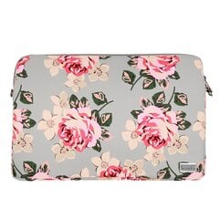 Wonder Sleeve Laptop 17 inches grey and roses POK042654 цена и информация | Компьютерные сумки | kaup24.ee