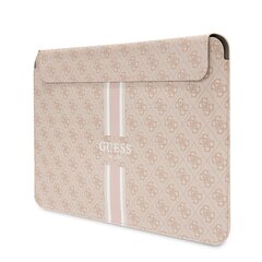 Guess PU 4G Printed Stripes Computer Sleeve 16" Pink цена и информация | Рюкзаки, сумки, чехлы для компьютеров | kaup24.ee