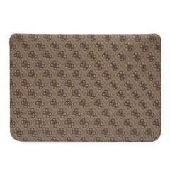 Guess PU 4G Printed Stripes Computer Sleeve 13|14" Brown цена и информация | Рюкзаки, сумки, чехлы для компьютеров | kaup24.ee