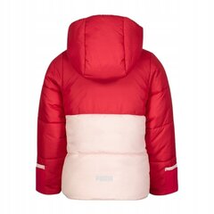 Tüdrukute jope Puma, roosa/punane цена и информация | Куртки, пальто для девочек | kaup24.ee