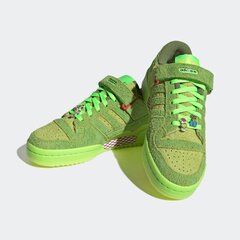 Adidas spordijalatsid lastele Forum Low The Grinch, roheline цена и информация | Детская спортивная обувь | kaup24.ee