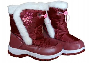 Mkoomi lumesaapad tüdrukutele, punane цена и информация | Детская зимняя обувь | kaup24.ee