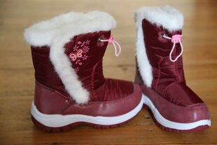 Mkoomi lumesaapad tüdrukutele, punane цена и информация | Детская зимняя обувь | kaup24.ee