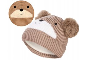 Müts lastele Moraj Teddy Bear, pruun цена и информация | Шапки, перчатки, шарфики для новорожденных | kaup24.ee