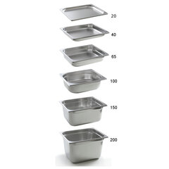 GN 1/1 perforeeritud anum, kõrgus 40 mm - Hendi 802243 цена и информация | Посуда для хранения еды | kaup24.ee