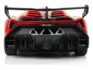 Raadio teel juhitav Lamborghini Veneno 1:24 Punane цена и информация | Игрушки для мальчиков | kaup24.ee