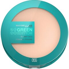 Компактные пудры Maybelline Green Edition Nº 55 цена и информация | Пудры, базы под макияж | kaup24.ee