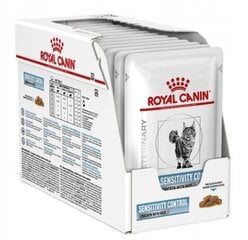 Konserv kassidele Royal Canin Sensitivity Control kana ja riisiga, 12x85 g hind ja info | Konservid koertele | kaup24.ee