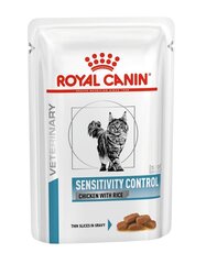 Konserv kassidele Royal Canin Sensitivity Control kana ja riisiga, 12x85 g hind ja info | Konservid koertele | kaup24.ee